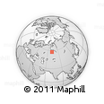 Outline Map of the Area around 57° 46' 59" N, 71° 28' 29" E, rectangular outline