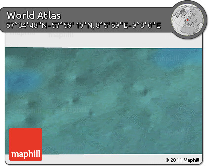 Satellite 3D Map of the Area around 57° 46' 59" N, 8° 34' 29" E