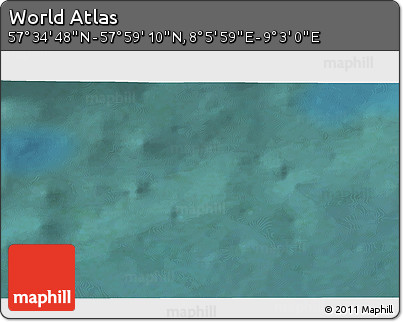 Satellite 3D Map of the Area around 57° 46' 59" N, 8° 34' 29" E