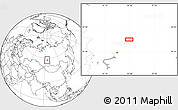 Blank Location Map of the area around 57° 46' 59" N, 94° 25' 30" E