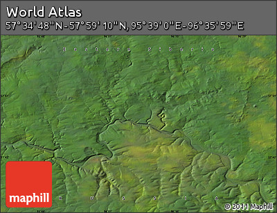Satellite Map of the Area around 57° 46' 59" N, 96° 7' 30" E