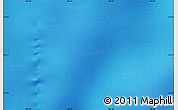 Physical Map of the area around 57° 10' 28" S, 100° 22' 30" E