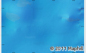 Physical Map of the area around 57° 10' 28" S, 104° 37' 30" E