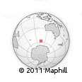 Outline Map of the Area around 57° 10' 28" S, 104° 37' 30" E, rectangular outline