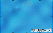 Physical Map of the area around 57° 10' 28" S, 107° 10' 30" E