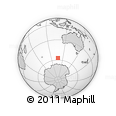 Outline Map of the Area around 57° 10' 28" S, 107° 10' 30" E, rectangular outline