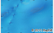 Physical Map of the area around 57° 10' 28" S, 108° 52' 30" E