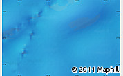 Shaded Relief Map of the area around 57° 10' 28" S, 108° 52' 30" E