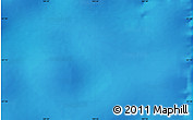 Physical Map of the area around 57° 10' 28" S, 109° 43' 29" E