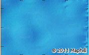 Shaded Relief Map of the area around 57° 10' 28" S, 109° 43' 29" E