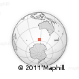 Outline Map of the Area around 57° 10' 28" S, 115° 40' 30" E, rectangular outline