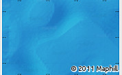 Physical Map of the area around 57° 10' 28" S, 117° 22' 30" E
