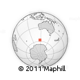 Outline Map of the Area around 57° 10' 28" S, 117° 22' 30" E, rectangular outline