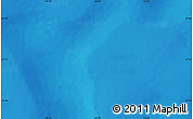 Shaded Relief Map of the area around 57° 10' 28" S, 120° 46' 30" E