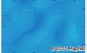 Physical Map of the area around 57° 10' 28" S, 121° 37' 30" E