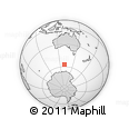 Outline Map of the Area around 57° 10' 28" S, 130° 7' 30" E, rectangular outline