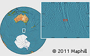 Satellite Location Map of the area around 57° 10' 28" S, 140° 19' 29" E