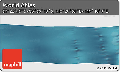 Satellite Panoramic Map of the Area around 57° 10' 28" S, 148° 49' 29" E