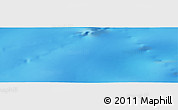 Shaded Relief Panoramic Map of the area around 57° 10' 28" S, 153° 4' 29" E