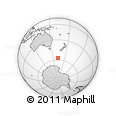 Outline Map of the Area around 57° 10' 28" S, 162° 25' 30" E, rectangular outline