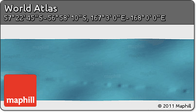 Satellite Panoramic Map of the Area around 57° 10' 28" S, 167° 31' 30" E