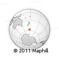 Outline Map of the Area around 57° 10' 28" S, 176° 52' 30" E, rectangular outline