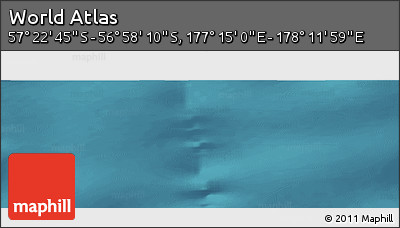 Satellite Panoramic Map of the Area around 57° 10' 28" S, 177° 43' 29" E