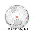 Outline Map of the Area around 57° 10' 28" S, 43° 25' 29" E, rectangular outline