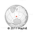 Outline Map of the Area around 57° 10' 28" S, 44° 16' 29" E, rectangular outline