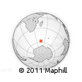Outline Map of the Area around 57° 10' 28" S, 45° 58' 30" E, rectangular outline