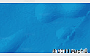 Physical 3D Map of the area around 57° 10' 28" S, 47° 40' 29" E