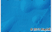 Physical Map of the area around 57° 10' 28" S, 47° 40' 29" E