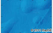 Shaded Relief Map of the area around 57° 10' 28" S, 47° 40' 29" E