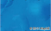 Physical Map of the area around 57° 10' 28" S, 48° 31' 29" E