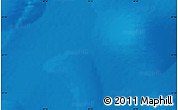 Shaded Relief Map of the area around 57° 10' 28" S, 48° 31' 29" E