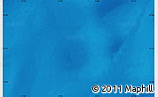 Shaded Relief Map of the area around 57° 10' 28" S, 51° 55' 29" E