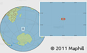 Savanna Style Location Map of the area around 57° 10' 28" S, 53° 37' 30" E