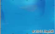 Physical Map of the area around 57° 10' 28" S, 54° 28' 30" E