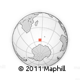 Outline Map of the Area around 57° 10' 28" S, 54° 28' 30" E, rectangular outline