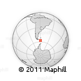 Outline Map of the Area around 57° 10' 28" S, 59° 25' 29" W, rectangular outline