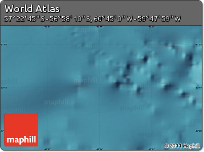 Satellite Map of the Area around 57° 10' 28" S, 60° 16' 29" W