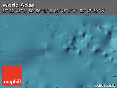 Satellite Map of the Area around 57° 10' 28" S, 60° 16' 29" W