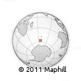 Outline Map of the Area around 57° 10' 28" S, 66° 22' 30" E, rectangular outline
