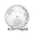 Outline Map of the Area around 57° 10' 28" S, 68° 4' 29" E, rectangular outline