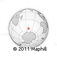 Outline Map of the Area around 57° 10' 28" S, 68° 55' 30" E, rectangular outline
