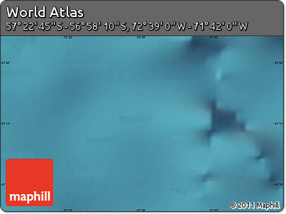 Satellite Map of the Area around 57° 10' 28" S, 72° 10' 30" W