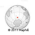 Outline Map of the Area around 57° 10' 28" S, 78° 16' 30" E, rectangular outline
