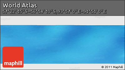 Physical Panoramic Map of the Area around 57° 10' 28" S, 94° 25' 30" E
