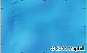 Physical Map of the area around 57° 10' 28" S, 95° 16' 30" E
