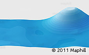 Political Panoramic Map of the area around 57° 10' 28" S, 97° 49' 29" E
